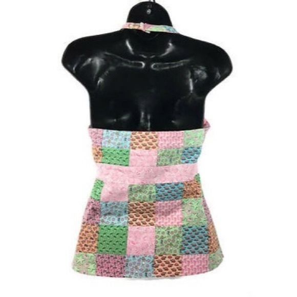 Vineyard Vines Patchwork Vineyard Haven Halter Top - Picture 5 of 8